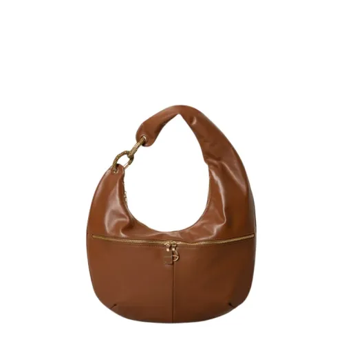 Borbonese , Large Hobo Bag - Infinite Collection ,Brown female, Sizes: ONE SIZE
