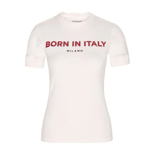 Borgo , Borgo Fiorano Bianco T-Shirt ,White female, Sizes: