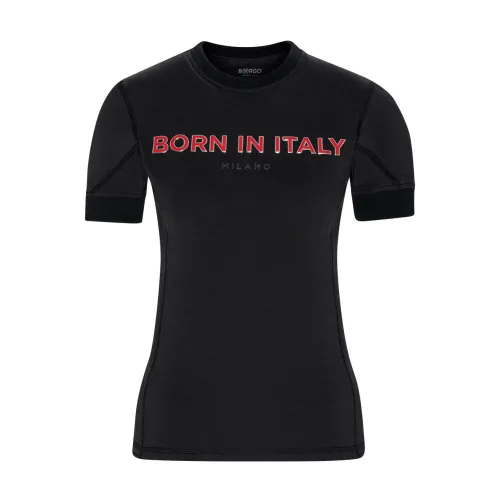 Borgo , Borgo Fiorano Nero T-Shirt ,Black female, Sizes: