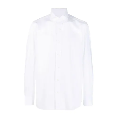 Borrelli , Borrelli Shirts White ,White male, Sizes: