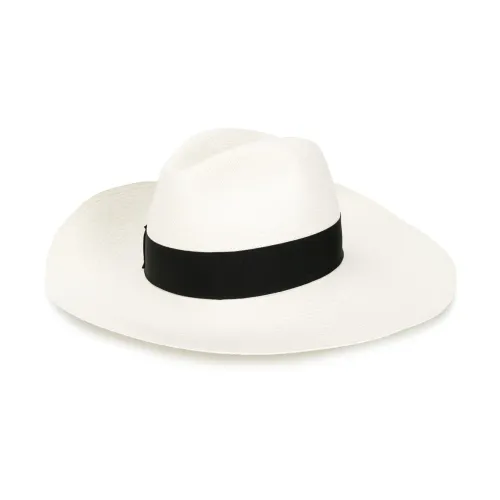 Borsalino , Black Sophie Panama Hat ,White female, Sizes: