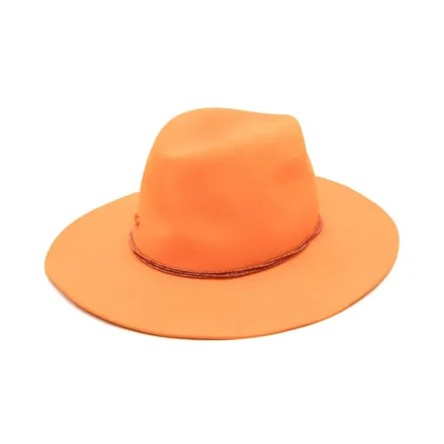 Borsalino , Borsalino Hats Orange ,Orange female, Sizes: