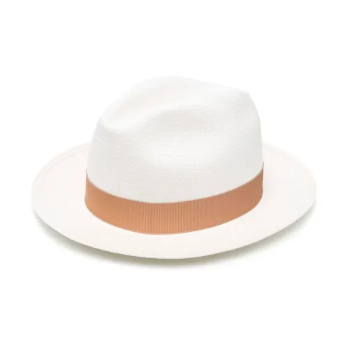 Borsalino , Brown Straw Panama Hat ,Brown female, Sizes:
