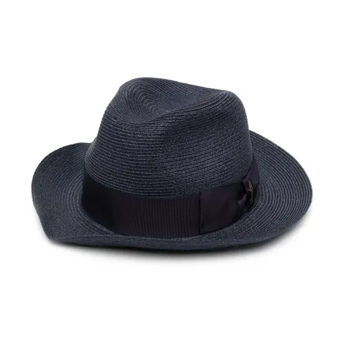 Borsalino , Men`s Accessories Hats Caps Blue Ss23 ,Blue male, Sizes: