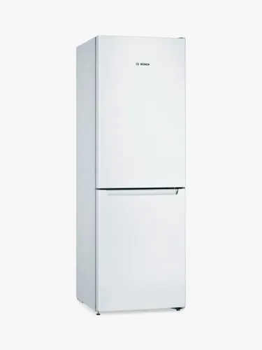 Bosch Series 2 KGN33NWEAG Freestanding 60/40 Fridge Freezer, White - White - Unisex
