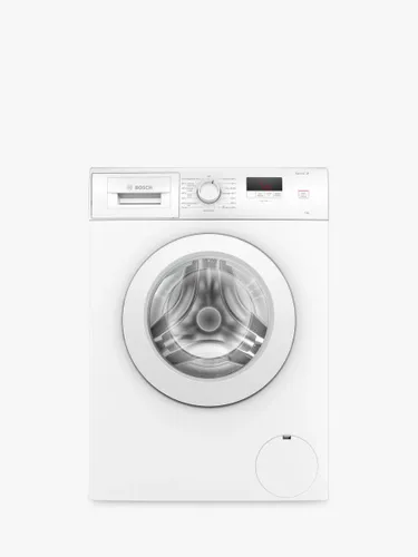 Bosch Series 2 WAJ28001GB Freestanding Washing Machine, 7kg Load, 1400rpm Spin, White - White - Unisex