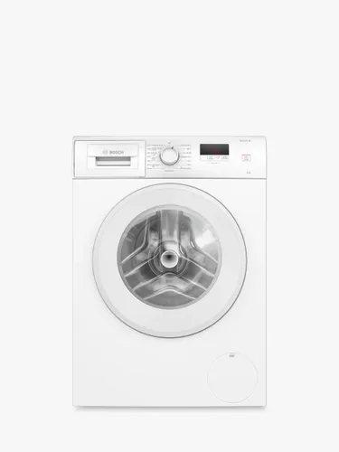 Bosch Series 2 WGE03408GB Freestanding Washing Machine, 8kg Load, 1400rpm Spin, White - White - Unisex