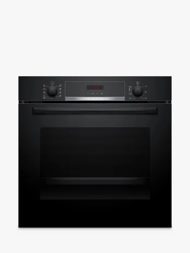 Bosch Series 4 HBS573BB0B Built In Electric Self Cleaning Single Oven, Black - Black - Unisex