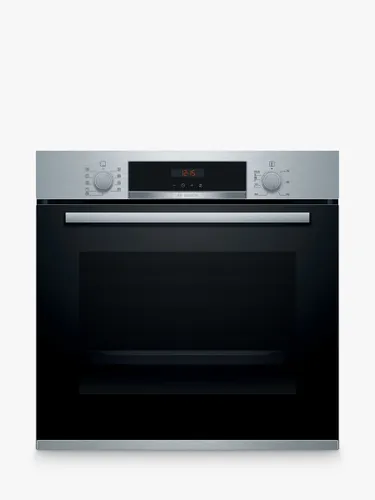 Bosch Series 4 HBS573BS0B Built In Electric Self Cleaning Single Oven, Stainless Steel - Stainless Steel - Unisex