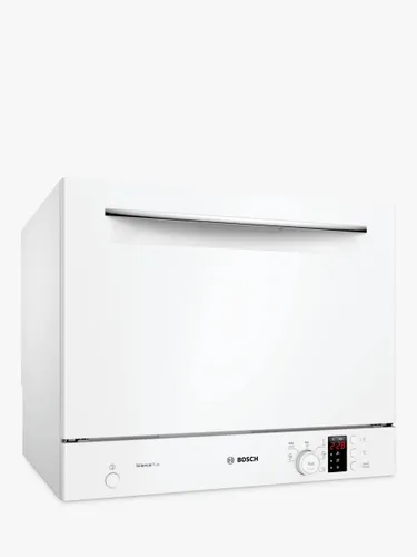 Bosch Series 4 SKS62E32EU Freestanding Compact Dishwasher, White - White - Unisex