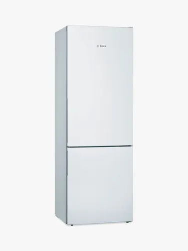 Bosch Series 6 KGE49AWCAG Freestanding 70/30 Fridge Freezer, White - White - Unisex