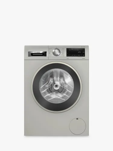 Bosch Series 6 WGG245S2GB Freestanding Washing Machine, 10kg Load, 1400rpm Spin, Silver Inox - Silver Inox - Unisex