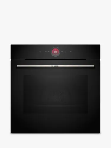 Bosch Series 8 HBG7741B1B Built-In Electric Self Cleaning Single Oven, Black - Black - Unisex