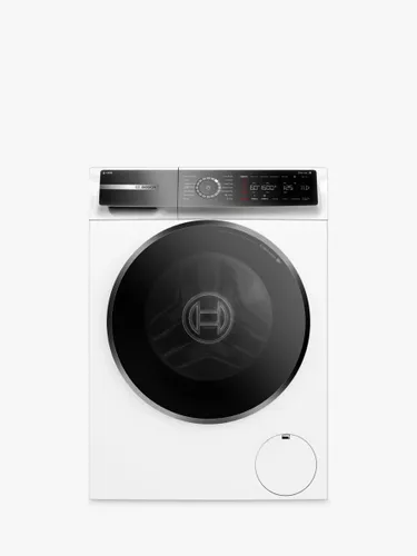 Bosch Series 8 WGB256A1GB Freestanding Washing Machine, 10kg Load, 1400rpm Spin, White - White - Unisex