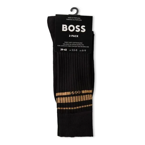 Boss 2P RS Rib Stripe CC 10259859 0 - Black