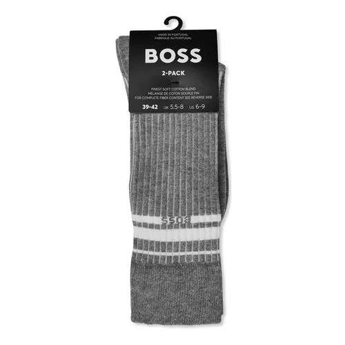 Boss 2P RS Rib Stripe CC 10259859 0 - Silver