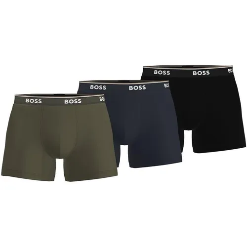 Boss 3 Pack Boxer Shorts - Green