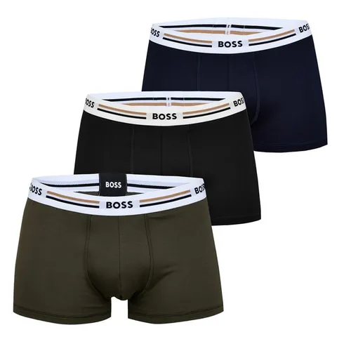 Boss 3 Pack Revive Boxer Shorts - Green