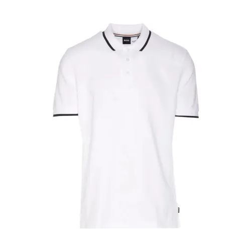 Boss , 50494697 Polo Shirts ,White male, Sizes: