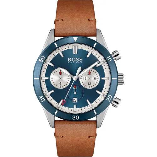BOSS Analogue Multifunction Quartz Watch for Men with Light