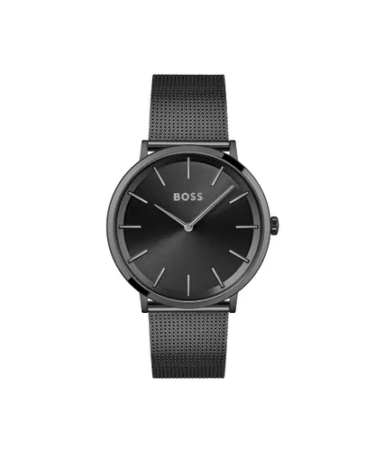BOSS Analogue Quartz Watch for Men with Black Stainless