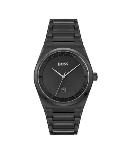 BOSS Analogue Quartz Watch for Men with Black Stainless