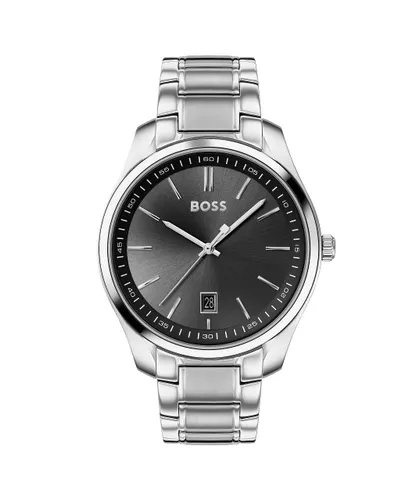 BOSS Analogue Quartz Watch for Men with Silver Stainless