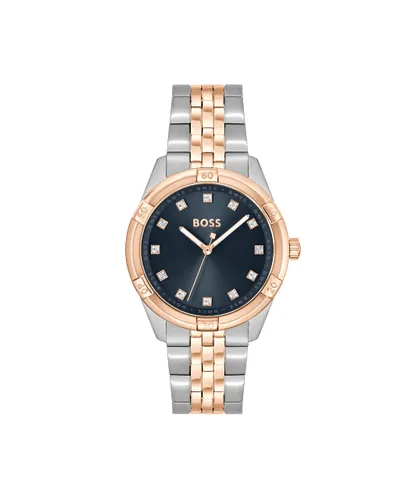 BOSS Analogue Quartz Watch for women with Carnation gold