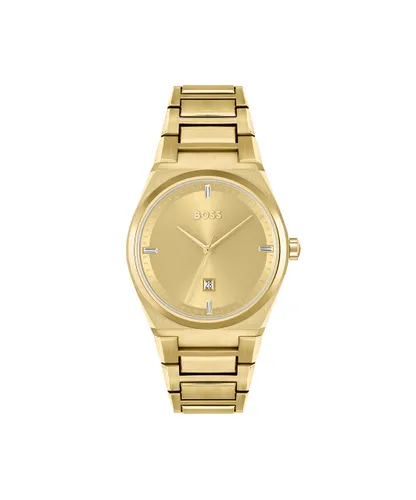 BOSS Analogue Quartz Watch for women with Gold colored