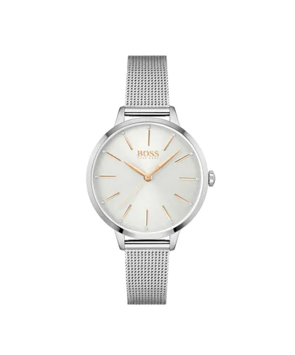 BOSS Analogue Quartz Watch for Women with Silver Stainless