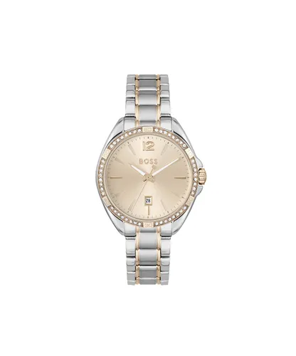 BOSS Analogue Quartz Watch for Women with Two-Tone