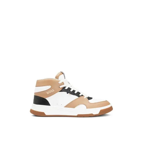 BOSS Baltimore High Top Trainers - Beige