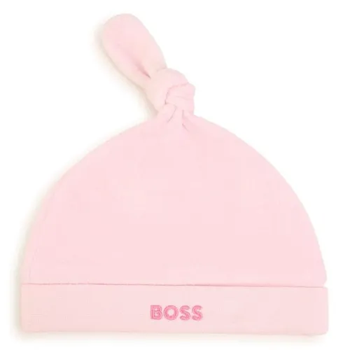 Boss Beanie Hat Baby - Pink