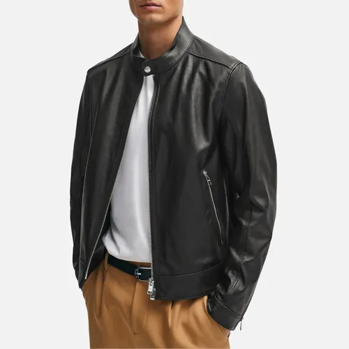 BOSS Black Mansell Leather Jacket - IT 46/