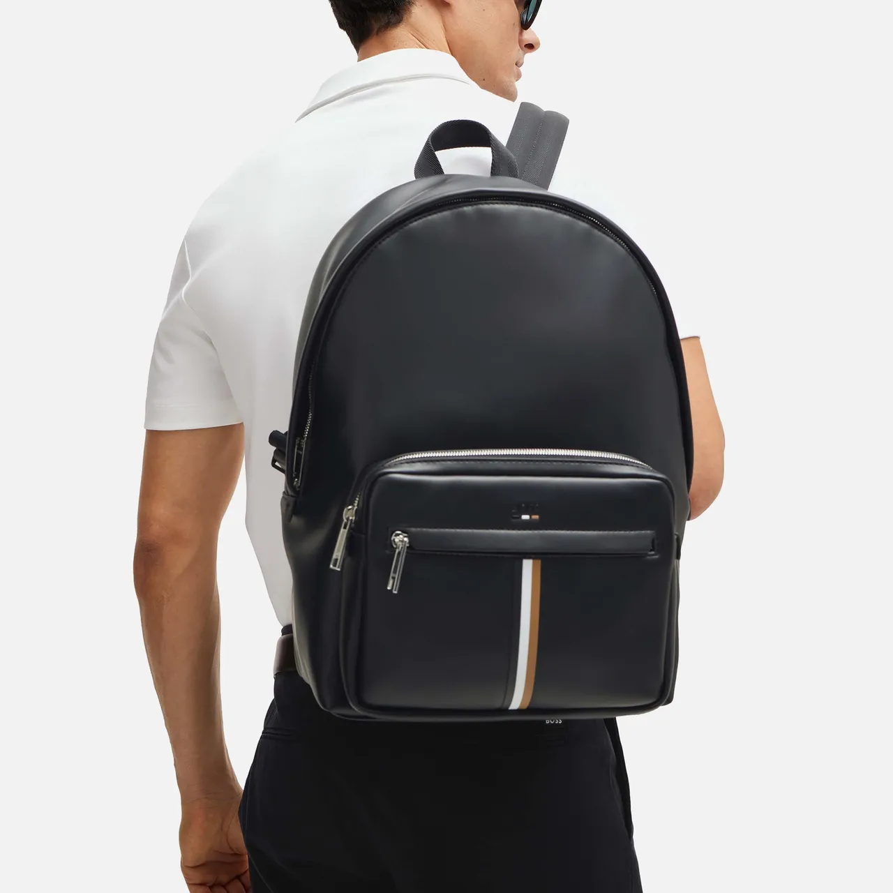 BOSS Black Men's Ray Corporate Backpack - Black