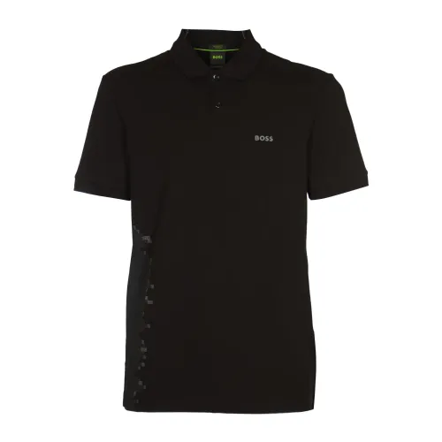 Boss , Black T-shirts and Polos ,Black male, Sizes: