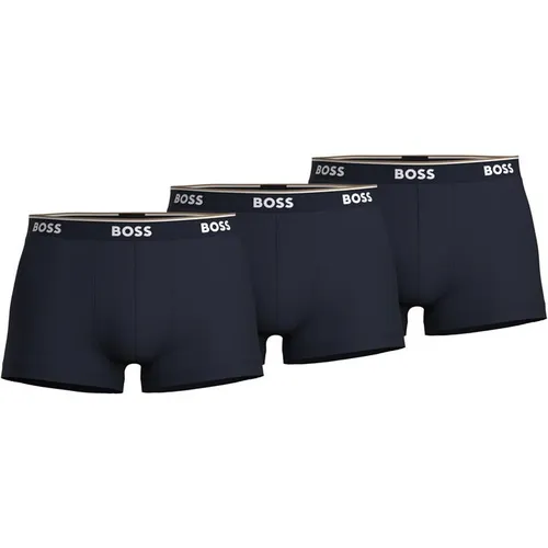Boss Bodywear 3 Pack Power Boxer Shorts - Blue