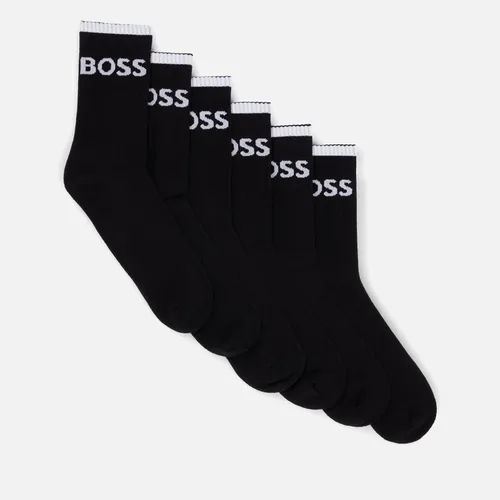 BOSS Bodywear 6-Pack Cotton-Blend Sport Socks