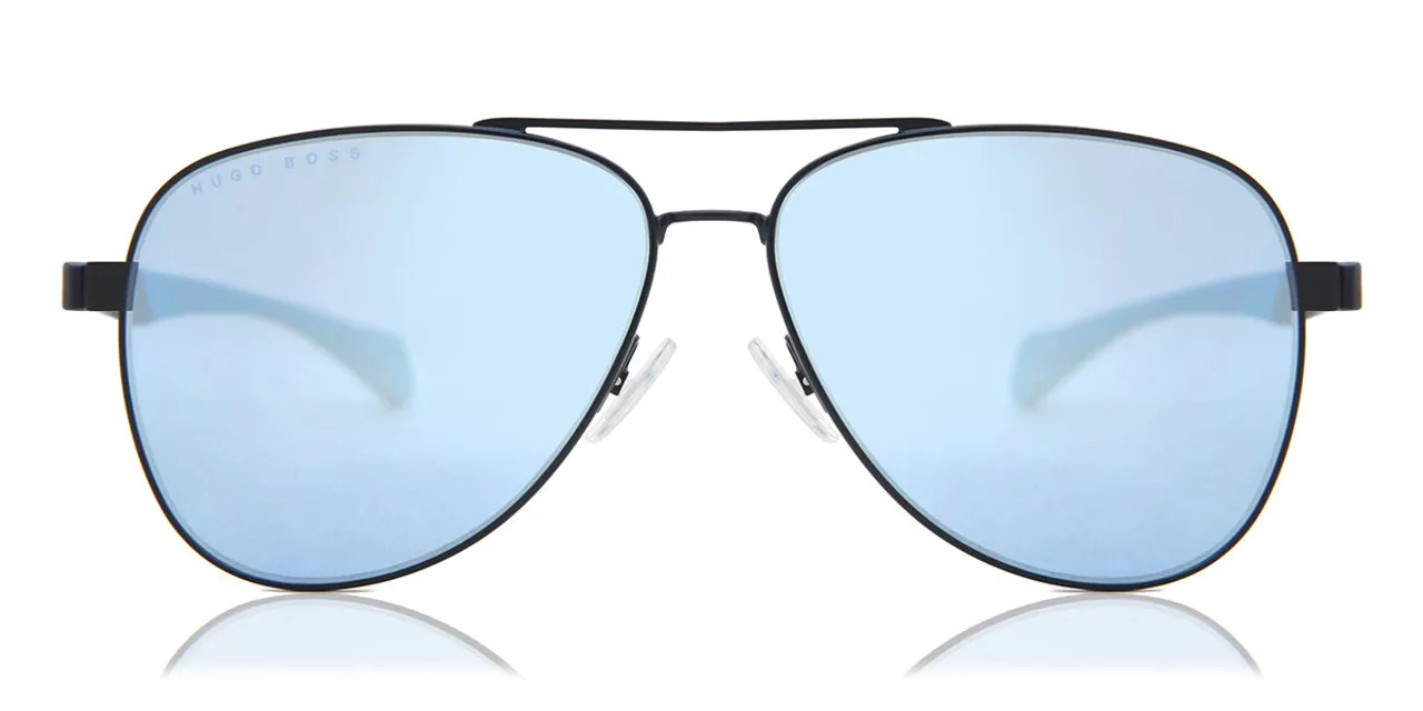 BOSS Boss 1077/S FLL/3J Men's Sunglasses Blue Size 60