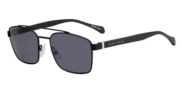 BOSS Boss 1117/S 003/IR Men's Sunglasses Black Size 57