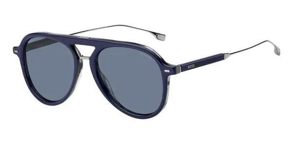 BOSS Boss 1356/S NLB/YQ Men's Sunglasses Blue Size 54