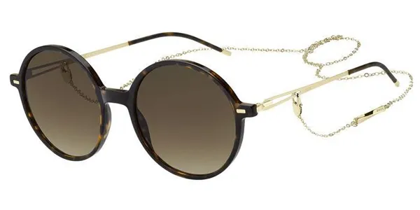 BOSS Boss 1389/S 086/HA Women's Sunglasses Tortoiseshell Size 55