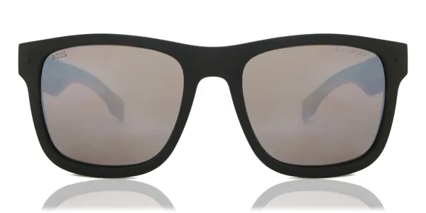 BOSS Boss 1496/S Polarized 087/ZV Men's Sunglasses Black Size 55