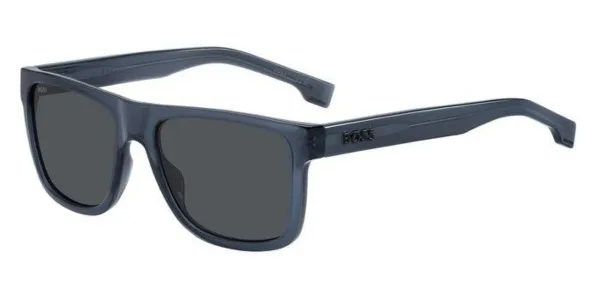 BOSS Boss 1647/S PJP/IR Men's Sunglasses Blue Size 55