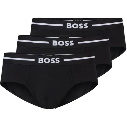 Boss Boss 3 Pack Hip Briefs - Black