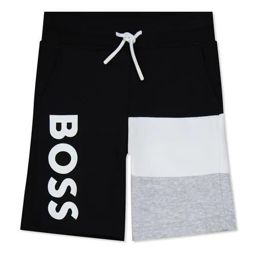 Boss Boss Large Logo Shorts Juniors - Black