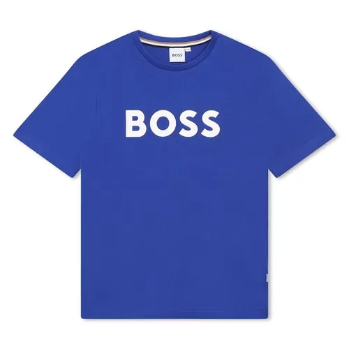 Boss Boss Large Logo T-Shirt Juniors - Blue