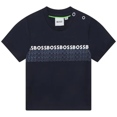 Boss Boss Logo T-Shirt Infant Boys - Blue