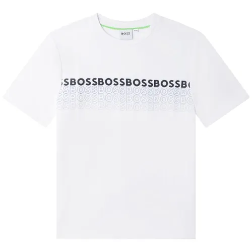 Boss Boss Logo T-Shirt Junior Boys - White