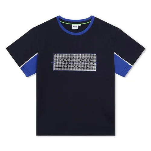 Boss Boss Logo T-Shirt Juniors - Blue